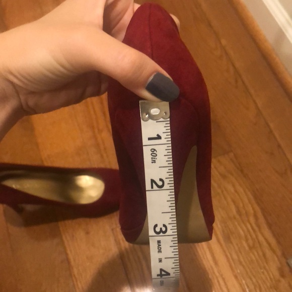 Franco Sarto Red Napoli Heels - Picture 8 of 8
